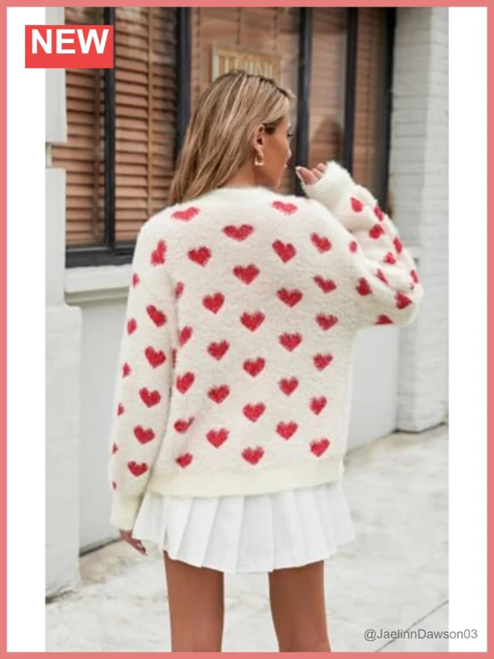 Women Floral Cropped Cardigan Fuzzy Daisy Print Knit Sweater